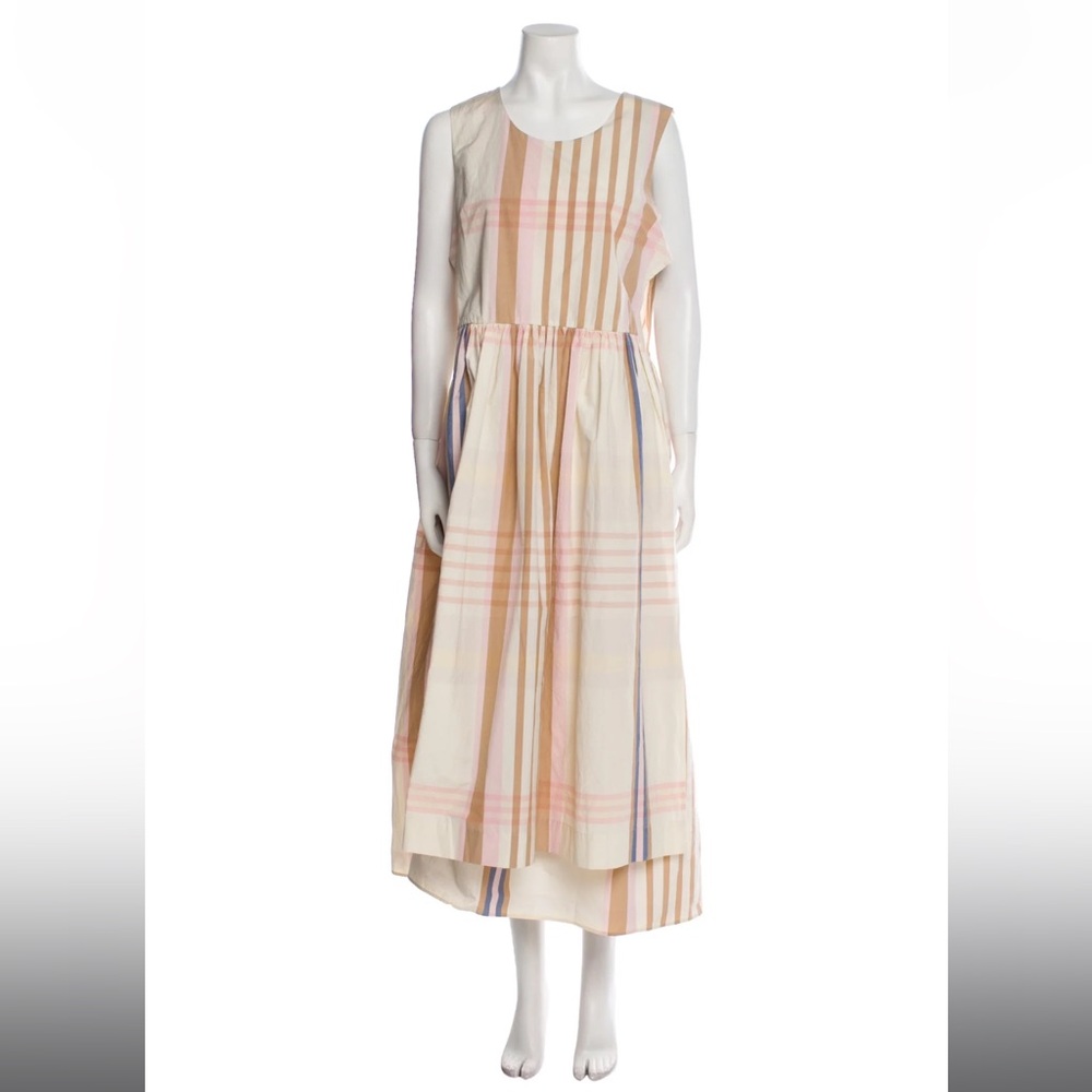 Caron Callahan Sylvia Dress in Sunbleached Plaid